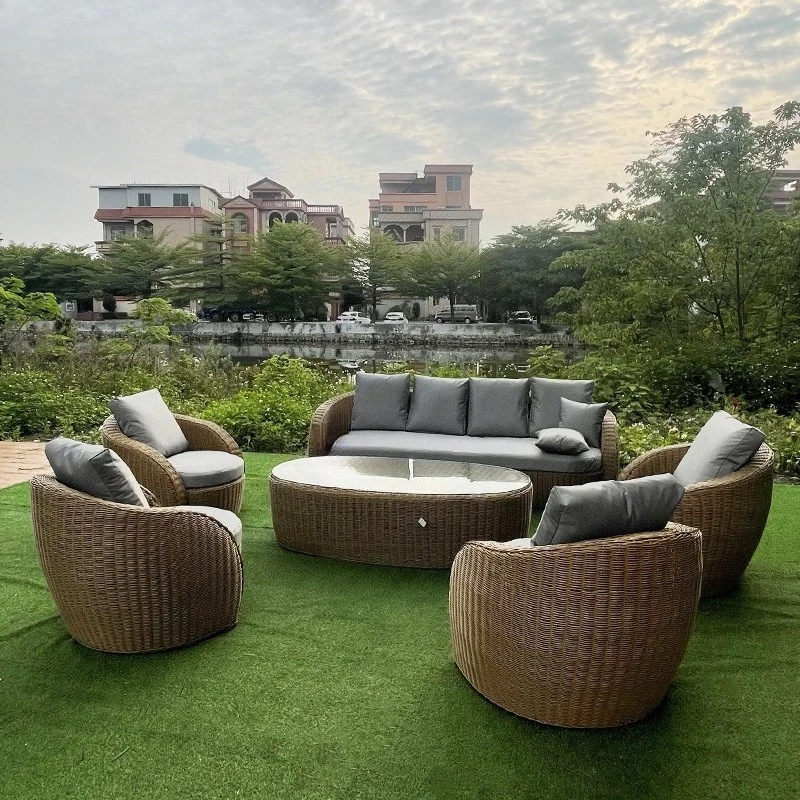 Outdoor sofa courtyard terrace balcony three people leisure combination rattan art rattan chair rattan sofa waterproof
Outdoor sofa courtyard terrace balcony three people leisure combination rattan art rattan chair rattan sofa waterproof