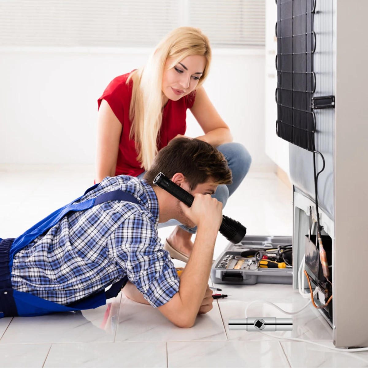 1Pcs Socket Wrench Black Rust-Proof Multifunction Adjustable Faucet Sink Water Pipe Tube Wrench for Small Space Flexible Sliding
1Pcs Socket Wrench Black Rust-Proof Multifunction Adjustable Faucet Sink Water Pipe Tube Wrench for Small Space Flexible Sliding