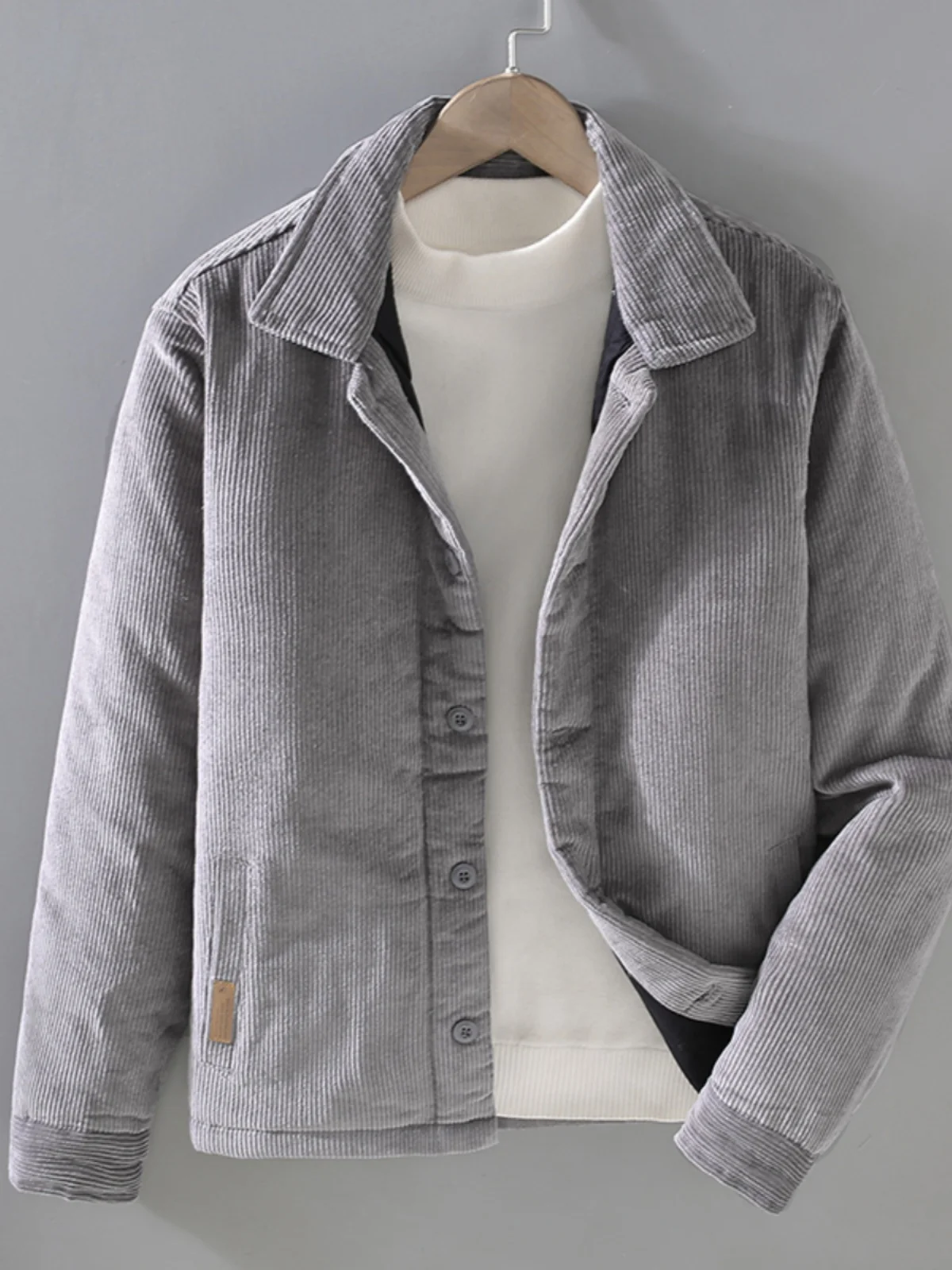 Мужская хлопковая куртка с вельветовым воротником, осенне-зимняя, модная, в японском ретро-стиле, трендовая, в полоску, из вельвета и хлопка
Мужская хлопковая куртка с вельветовым воротником, осенне-зимняя, модная, в японском ретро-стиле, трендовая, в полоску, из вельвета и хлопка