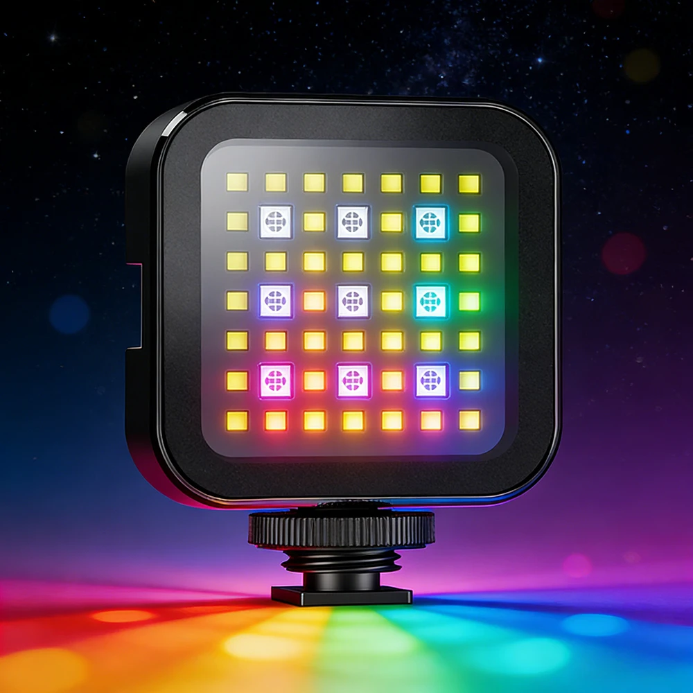 ST49W IPX8 30m Waterproof RGB Video Light with 40 LED Beads & 2000mAh Battery for Underwater Photography Compatible with GoPro
ST49W IPX8 30m Waterproof RGB Video Light with 40 LED Beads & 2000mAh Battery for Underwater Photography Compatible with GoPro