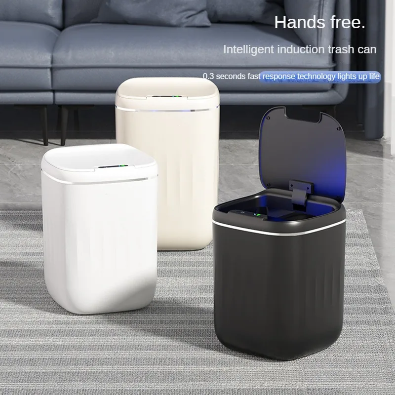 Inductive Smart Trash Can for Home Use, Toilet Sealed Block Trash Can, Hotel Bathroom Flip-top Storage Bucket Dustbin
Inductive Smart Trash Can for Home Use, Toilet Sealed Block Trash Can, Hotel Bathroom Flip-top Storage Bucket Dustbin