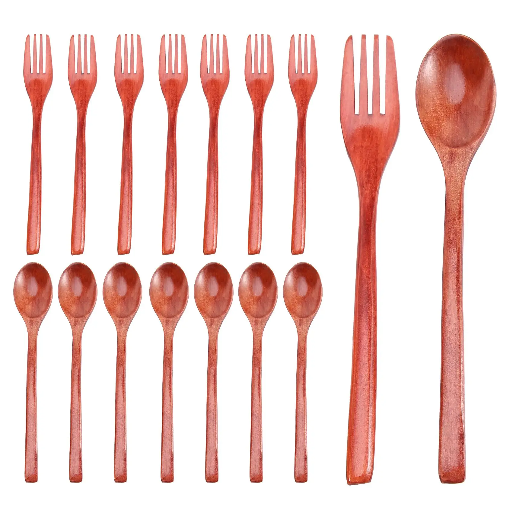 A53I 16Pcs Wooden Spoons Forks Set Including Wooden Spoons and Wooden Forks Japanese Wooden Utensil Set Reusable Handmade
A53I 16Pcs Wooden Spoons Forks Set Including Wooden Spoons and Wooden Forks Japanese Wooden Utensil Set Reusable Handmade