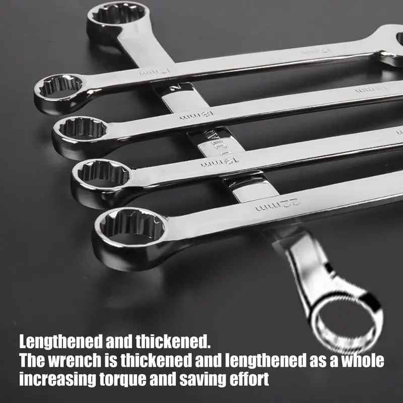 Ratchet Wrench 10 Pieces Box Double Box End Wrench Tool Rustproof Chrome Vanadium Steel Mechanic Tools Professional Repair
Ratchet Wrench 10 Pieces Box Double Box End Wrench Tool Rustproof Chrome Vanadium Steel Mechanic Tools Professional Repair