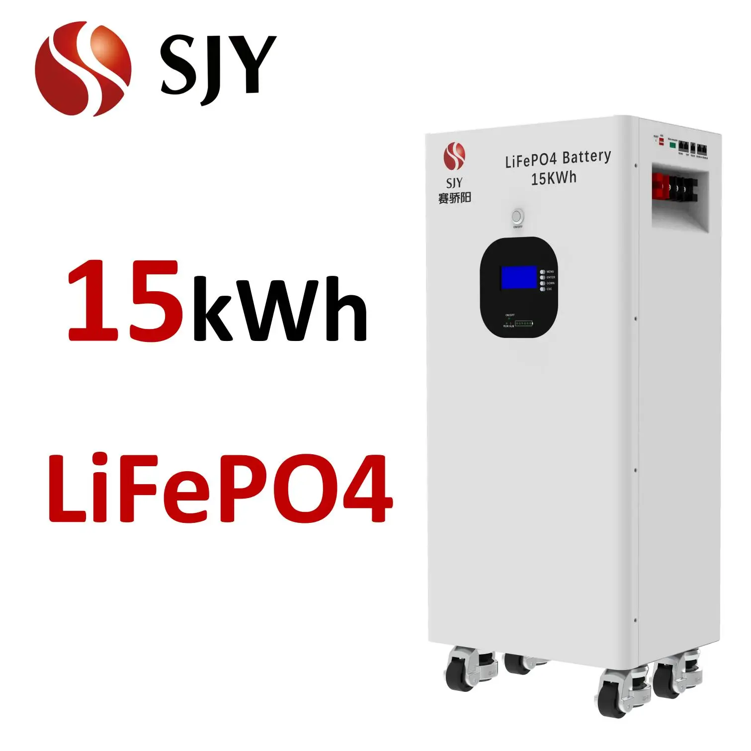 SJY без налогов ESS LiFePO4 48 В 51,2 В 300 Ач аккумулятор 15 кВтч литиевая фотоэлектрическая аккумуляторная батарея для хранения солнечной энергии, портативное колесное питание
SJY без налогов ESS LiFePO4 48 В 51,2 В 300 Ач аккумулятор 15 кВтч литиевая фотоэлектрическая аккумуляторная батарея для хранения солнечной энергии, портативное колесное питание