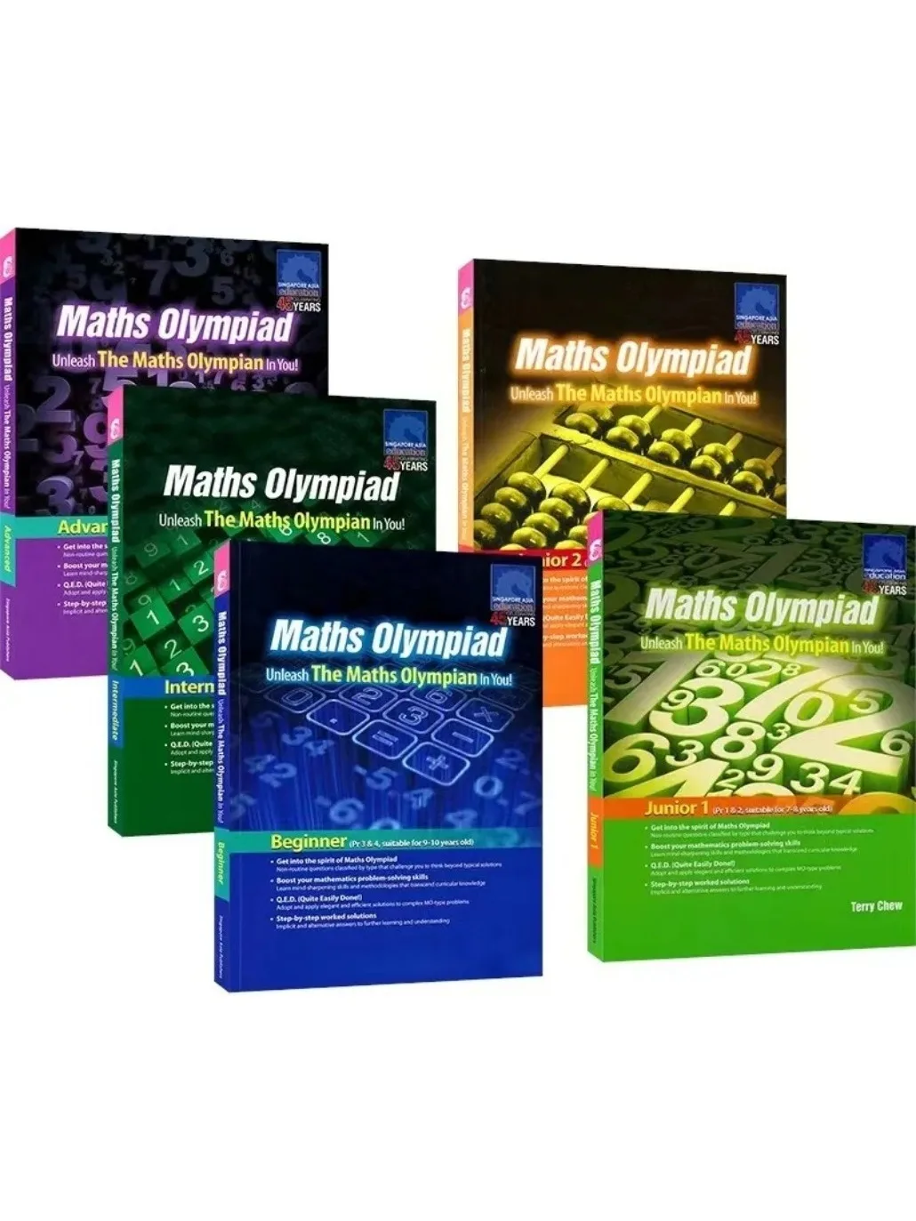 Бестселлер: 5 книг/комплект. Олимпиадные задачи SAP по математике для начальной школы. Упражнения для развития математического мышления. Книга с заданиями по математике на английском языке.
Бестселлер: 5 книг/комплект. Олимпиадные задачи SAP по математике для начальной школы. Упражнения для развития математического мышления. Книга с заданиями по математике на английском языке.