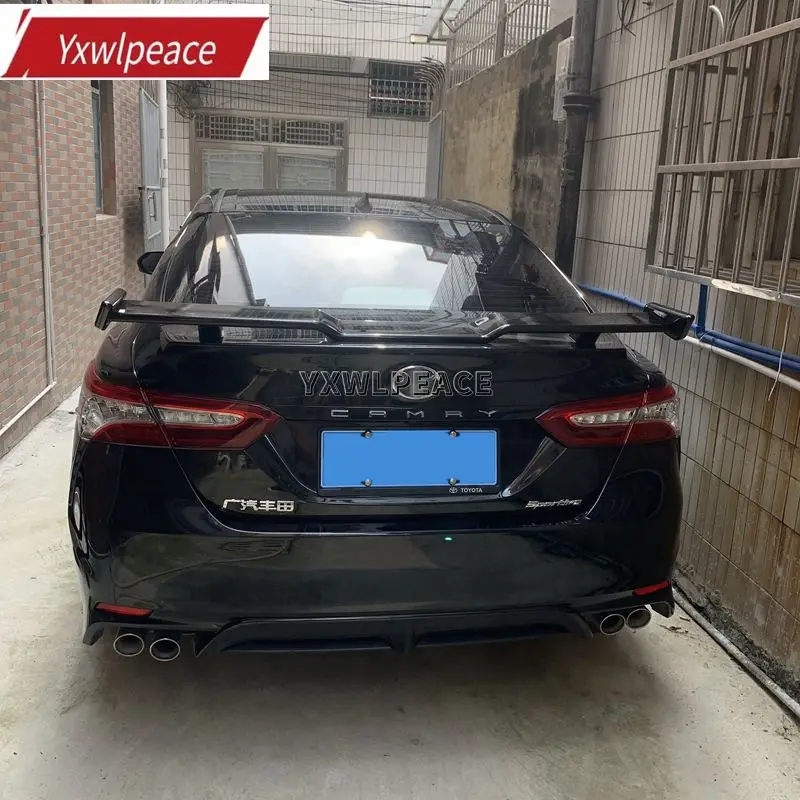 Высококачественный спойлер из АБС-пластика для Toyota Camry 2018 2019 2020, цветной задний спойлер для багажника, комплект аксессуаров, стиль TRD
Высококачественный спойлер из АБС-пластика для Toyota Camry 2018 2019 2020, цветной задний спойлер для багажника, комплект аксессуаров, стиль TRD