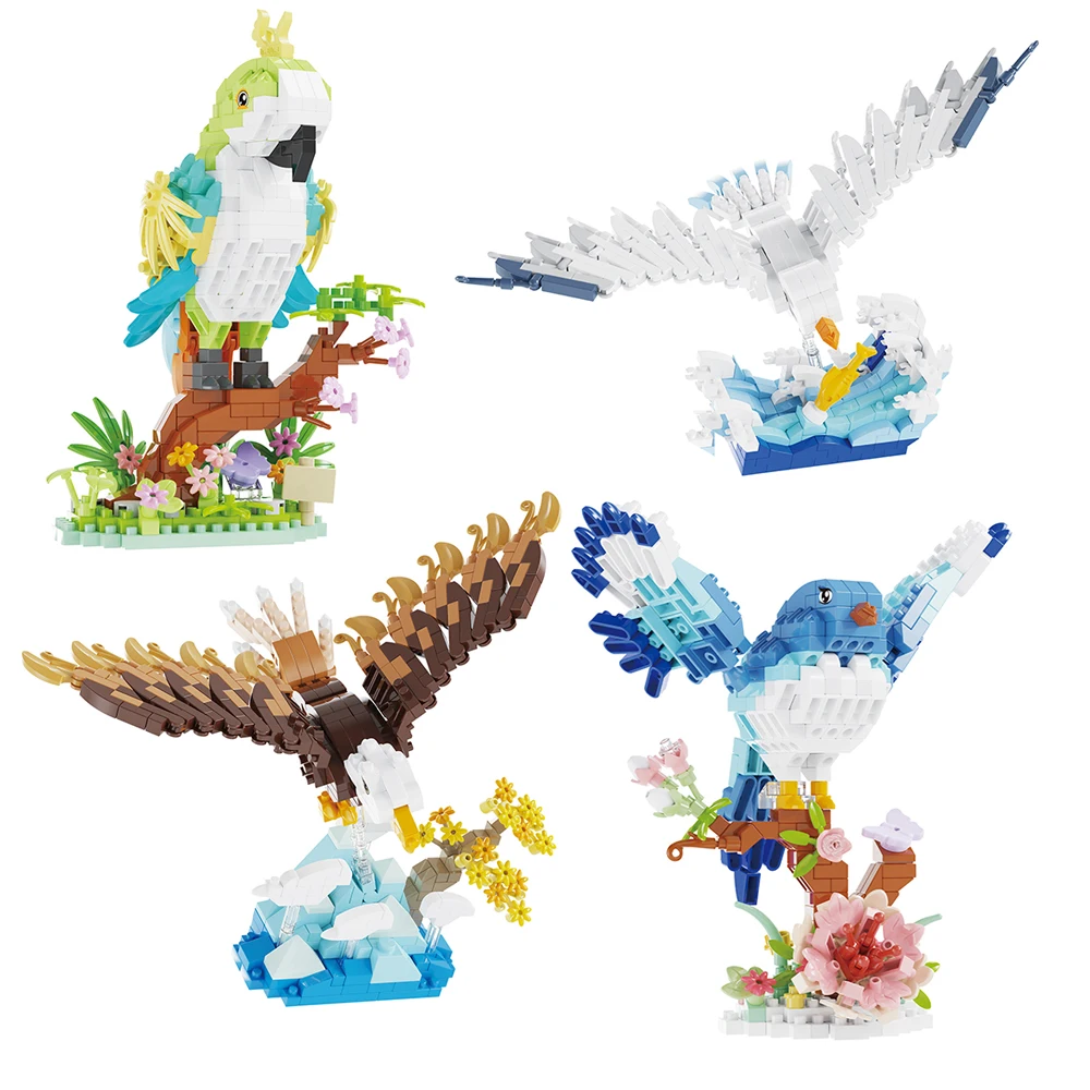 Flying Bird Building Block Toy Model Parrot Seagull Micro Blocks DIY Toys For Home Decorations Christmas Birthday Gifts for Kids
Flying Bird Building Block Toy Model Parrot Seagull Micro Blocks DIY Toys For Home Decorations Christmas Birthday Gifts for Kids