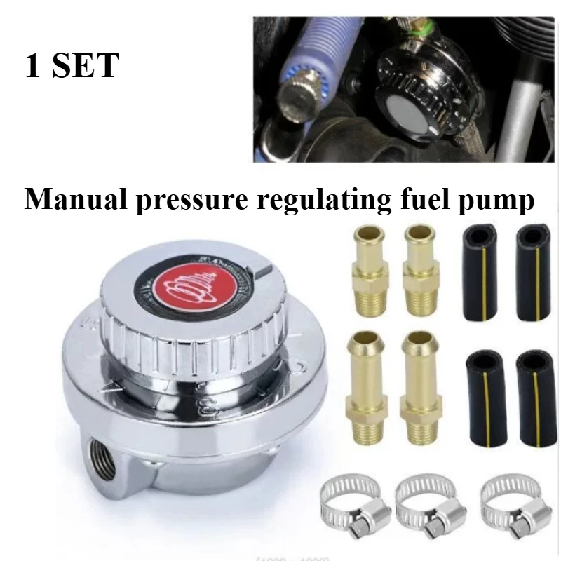 Manual Pressure Regulating Fuel Pump for Adjustable Carburettor Carb Fuel pressure regulating valve Pump Aluminum alloy
Manual Pressure Regulating Fuel Pump for Adjustable Carburettor Carb Fuel pressure regulating valve Pump Aluminum alloy