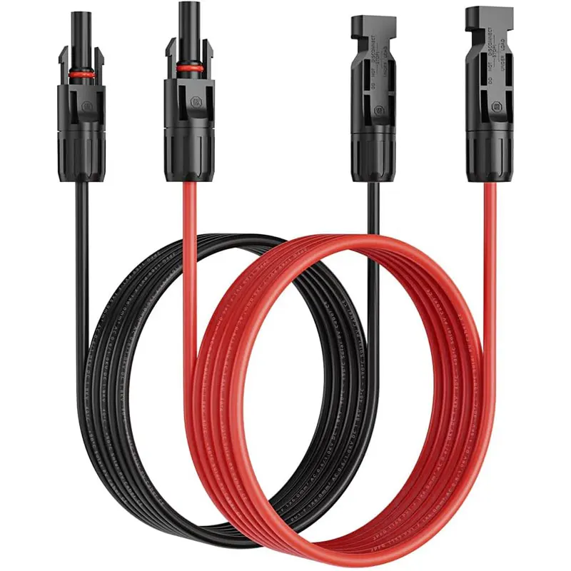 3m 10Ft 12AWG Solar Extension Cable with Female and Male Connectors for RV Home Boat Roof Solar Panel System Photovoltaic System
3m 10Ft 12AWG Solar Extension Cable with Female and Male Connectors for RV Home Boat Roof Solar Panel System Photovoltaic System