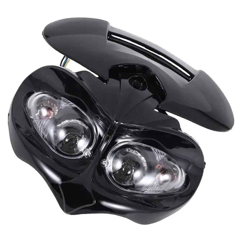 Superior-Fairing Head Light High / Low Motorcycle Dual Headlight For F-Eagle Apollo 12V 35W Applicable Universal Motorcycle
Superior-Fairing Head Light High / Low Motorcycle Dual Headlight For F-Eagle Apollo 12V 35W Applicable Universal Motorcycle