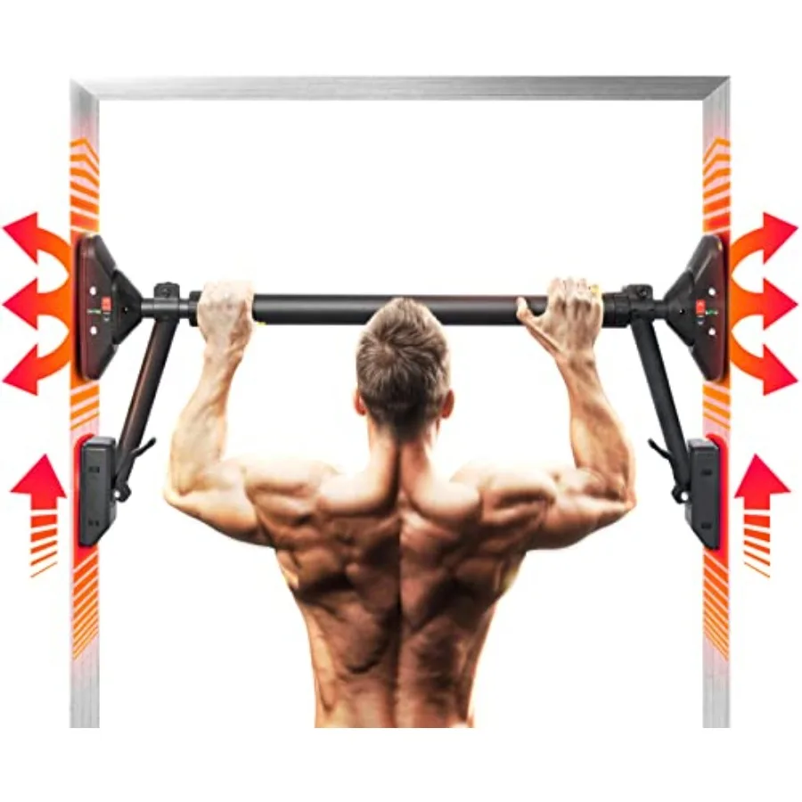 Pull Up Bar/Chin up bar Upper Body Workout Bar Super load-bearing, Dual Security Locking Fitness Strength Training Equipment
Pull Up Bar/Chin up bar Upper Body Workout Bar Super load-bearing, Dual Security Locking Fitness Strength Training Equipment