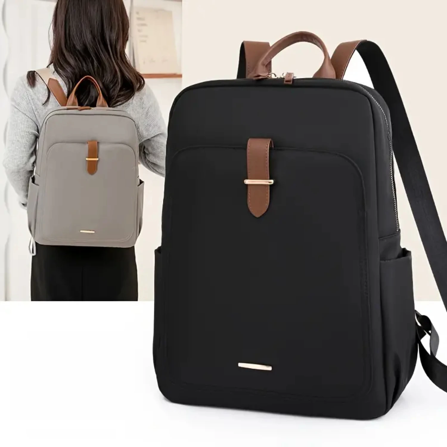 Commute in Style with this Stylish and Practical Women's Large Capacity Nylon Business Travel Computer Backpack
Commute in Style with this Stylish and Practical Women's Large Capacity Nylon Business Travel Computer Backpack
