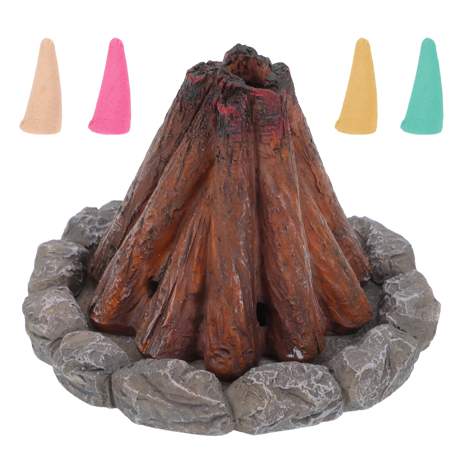 Resin Incense Burner Home Decor Aromatherapy Stove Office Bowl Censer Desktop Holder Firewood Pile Shaped Compact Size Stable
Resin Incense Burner Home Decor Aromatherapy Stove Office Bowl Censer Desktop Holder Firewood Pile Shaped Compact Size Stable