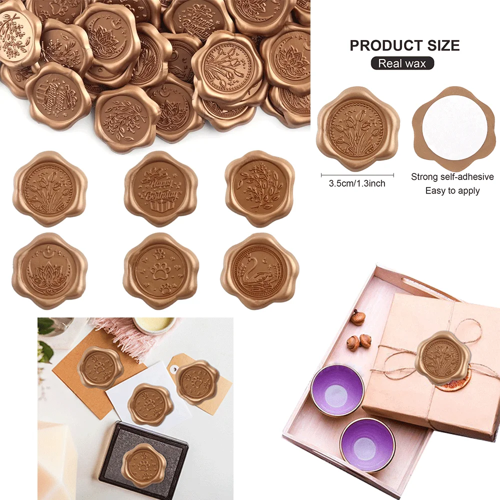 30Pcs Wax Seal Stickers - Tulips, Lotus and Moon, Swan Pattern Wedding Invitation Envelope Seal Stickers Perfect for Invitation
30Pcs Wax Seal Stickers - Tulips, Lotus and Moon, Swan Pattern Wedding Invitation Envelope Seal Stickers Perfect for Invitation