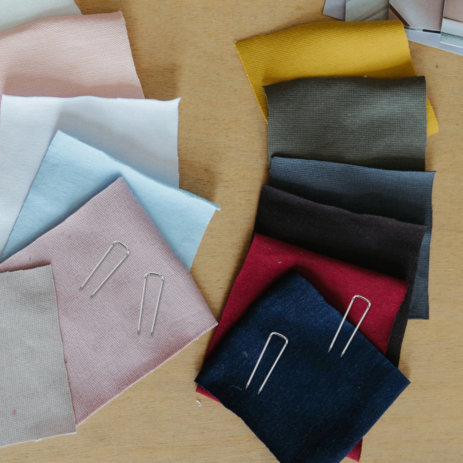 U Shaped Sewing 23mm Strong Reusable Fabric Quilting Craft Decoration Not Easy to Bend Large U Pin for Clothing
U Shaped Sewing 23mm Strong Reusable Fabric Quilting Craft Decoration Not Easy to Bend Large U Pin for Clothing