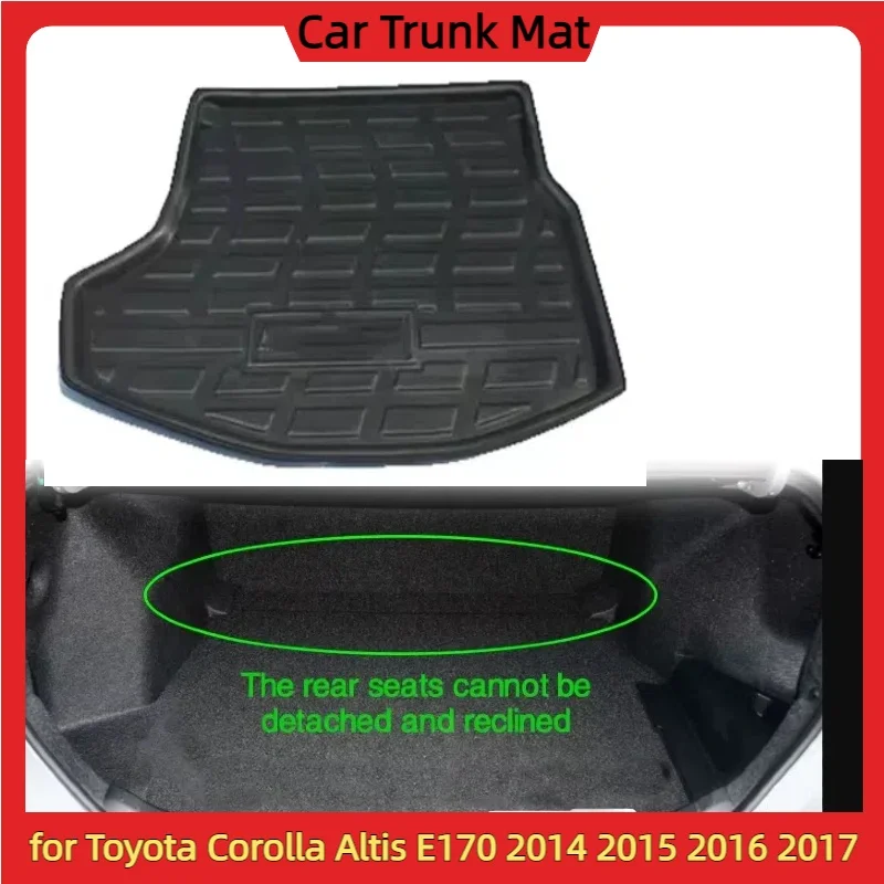 Car Trunk Mat for Toyota Corolla Altis E170 2014 2015 2016 2017 Rear Cargo Tray Trunk Mats Dirty Resistant Pads Car Accessories
Car Trunk Mat for Toyota Corolla Altis E170 2014 2015 2016 2017 Rear Cargo Tray Trunk Mats Dirty Resistant Pads Car Accessories