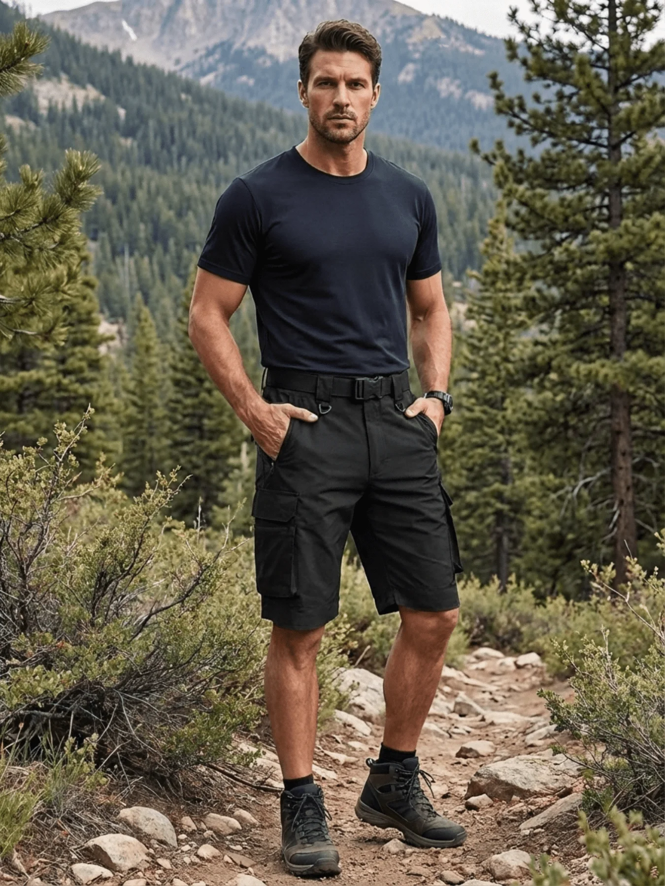 Mens Tactical Cargo Shorts Lightweight Quick-Dry Breathable Multi-Pocket Zippered Durable Non-Stretch
Mens Tactical Cargo Shorts Lightweight Quick-Dry Breathable Multi-Pocket Zippered Durable Non-Stretch