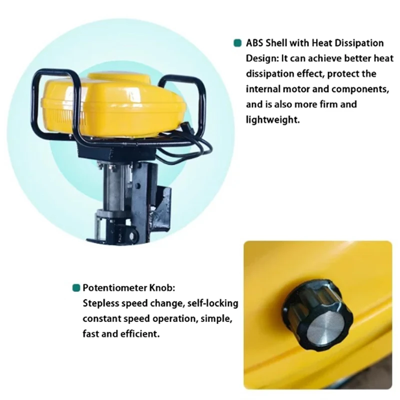 Electric Underwater Lawn Mower 48V Brushless Electric Mower for Water Grass Horizontal and Vertical Double Blade Mower for Reed
Electric Underwater Lawn Mower 48V Brushless Electric Mower for Water Grass Horizontal and Vertical Double Blade Mower for Reed