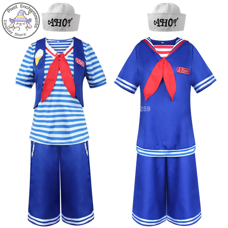 Classic Navy Cosplay Costume Blue Naval Uniform Full Set High Quality Comic Con/Halloween/Stage Anime Clothes (Male/Female)
Classic Navy Cosplay Costume Blue Naval Uniform Full Set High Quality Comic Con/Halloween/Stage Anime Clothes (Male/Female)
