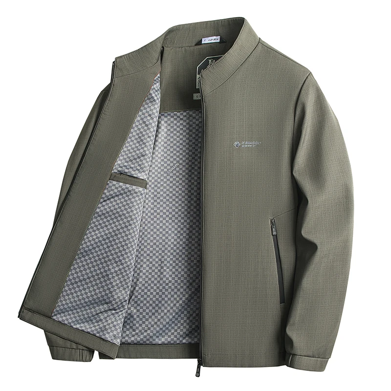 Men's Casual Stand Collar Spring Autumn New Size Plus Middle-Aged And Elderly Dad Business Jacket Regular Length Regular Fit
Men's Casual Stand Collar Spring Autumn New Size Plus Middle-Aged And Elderly Dad Business Jacket Regular Length Regular Fit