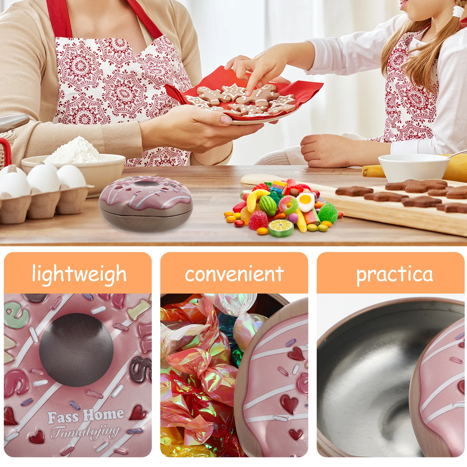 2 Pcs Candy Box Tinplate Tins Empty Containers Boxes for Candies European Style
2 Pcs Candy Box Tinplate Tins Empty Containers Boxes for Candies European Style