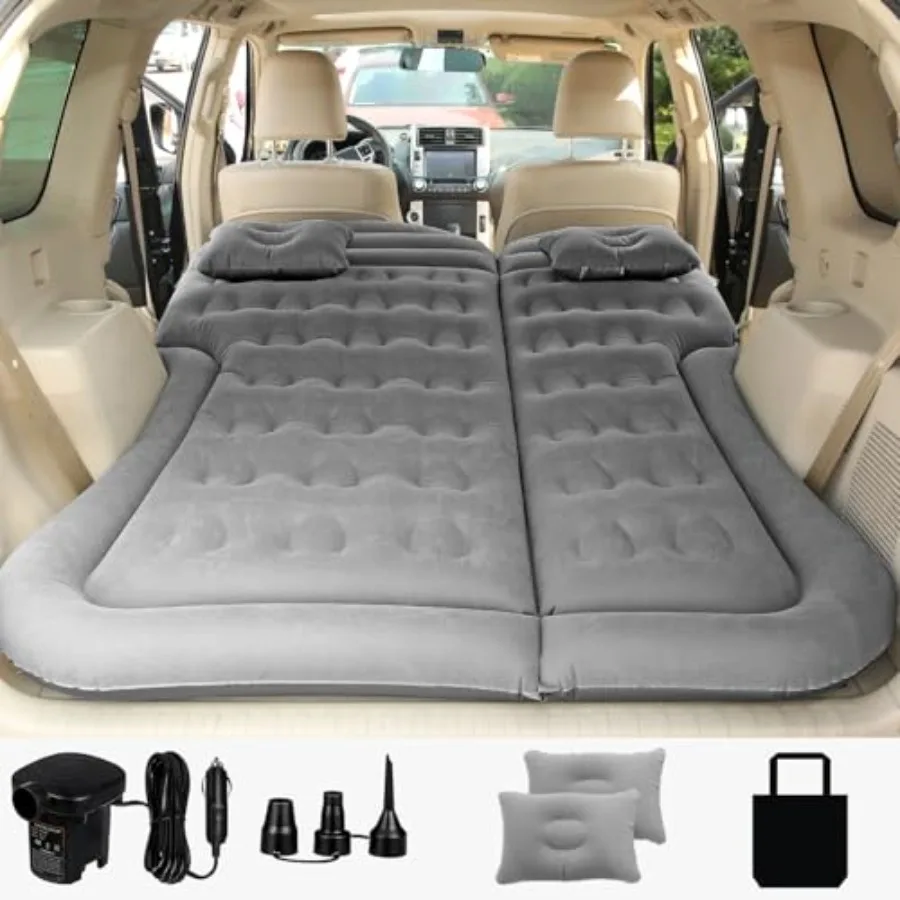 SUV Air Mattress Camping Bed Cushion Pillow - Inflatable Thickened Car Air Bed with Air Pump Portable Sleeping Pad Mattress for
SUV Air Mattress Camping Bed Cushion Pillow - Inflatable Thickened Car Air Bed with Air Pump Portable Sleeping Pad Mattress for