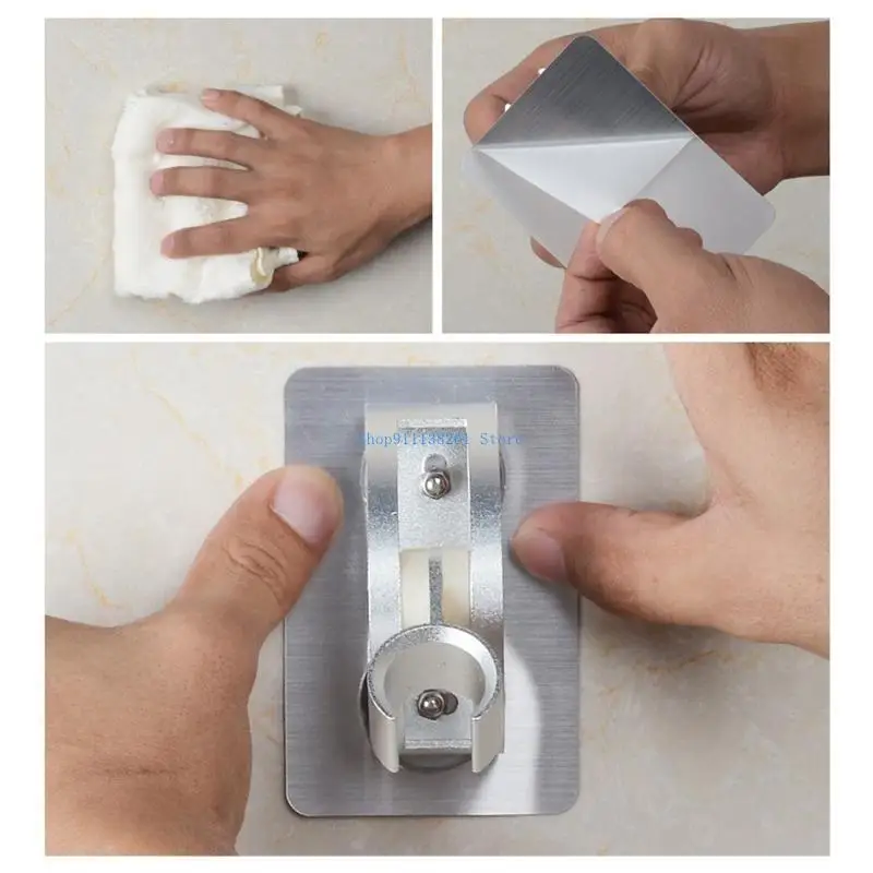 H05E Self-Adhesive Shower Arm for Head Holder Adjustable Wall Mounted Fixed Base Plate Bracket for Home Bathroom Accessories 
H05E Self-Adhesive Shower Arm for Head Holder Adjustable Wall Mounted Fixed Base Plate Bracket for Home Bathroom Accessories