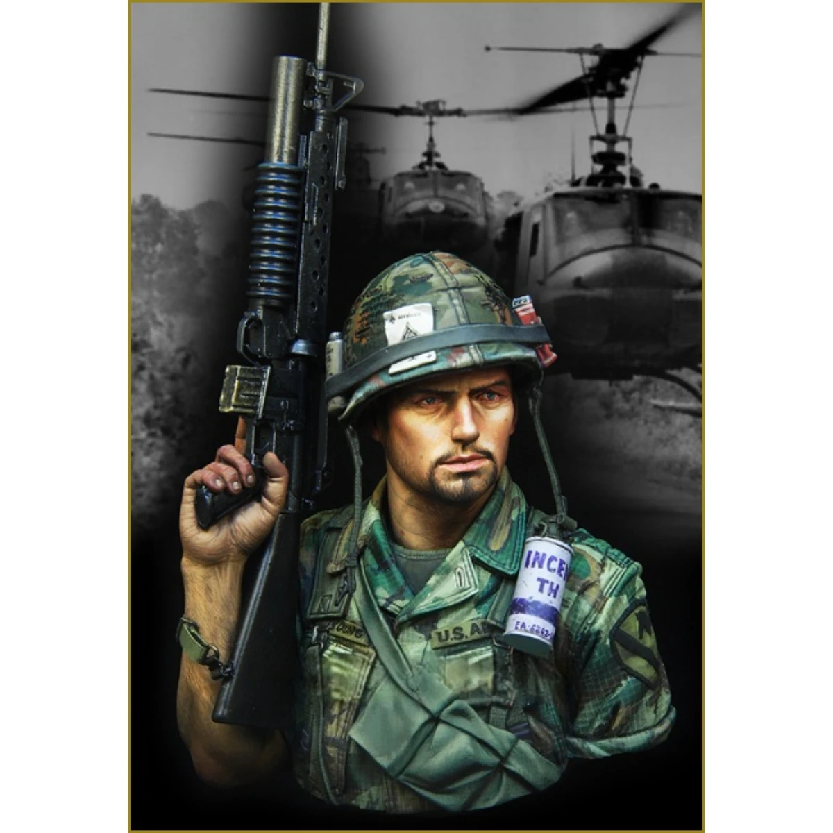 1/10 resin unpainted model kit, US 1st Cavalry Division unassembled and unpainted GK, 1627X
1/10 resin unpainted model kit, US 1st Cavalry Division unassembled and unpainted GK, 1627X