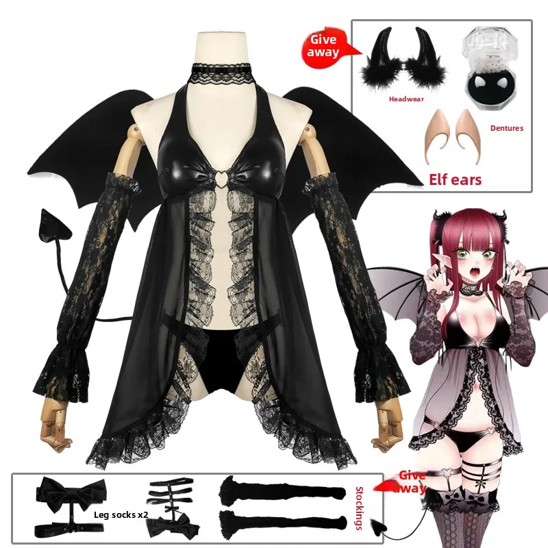 My Dress Up Anime Kitagawa Marin Cosplay Darling Black Costume with Wig Little Devil Succubus Liz Cosplay Costume Full Suit 2026
My Dress Up Anime Kitagawa Marin Cosplay Darling Black Costume with Wig Little Devil Succubus Liz Cosplay Costume Full Suit 2026