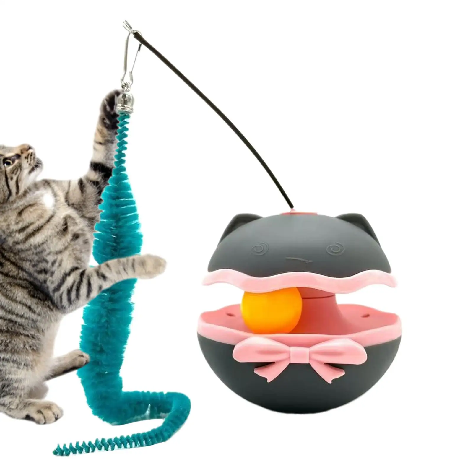 Electric Cat Teaser Self-Play Smart Battery Operated Rotatable Cat Exercise Enrichment Toys For Home Cattery Bedroom Apartment
Electric Cat Teaser Self-Play Smart Battery Operated Rotatable Cat Exercise Enrichment Toys For Home Cattery Bedroom Apartment