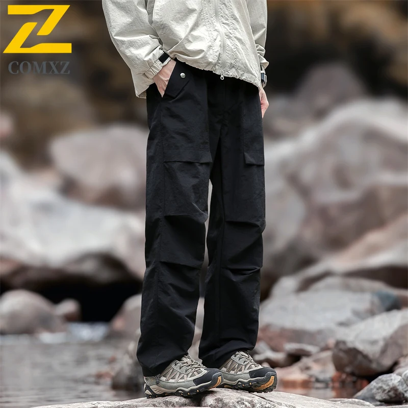 Men Casual Pants Spring Autumn Waterproof Wear-resistant Breathable Workwear Harem Pants Elastic Waist Camping Hiking Men Pants
Men Casual Pants Spring Autumn Waterproof Wear-resistant Breathable Workwear Harem Pants Elastic Waist Camping Hiking Men Pants
