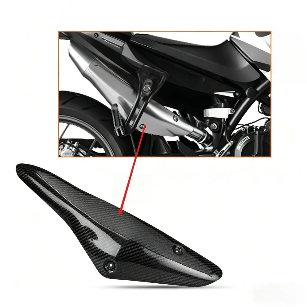 Защитный кожух из карбона для выхлопной системы мотоцикла KTM Duke 790, модифицированный термозащитный экран для выхлопа
Защитный кожух из карбона для выхлопной системы мотоцикла KTM Duke 790, модифицированный термозащитный экран для выхлопа
