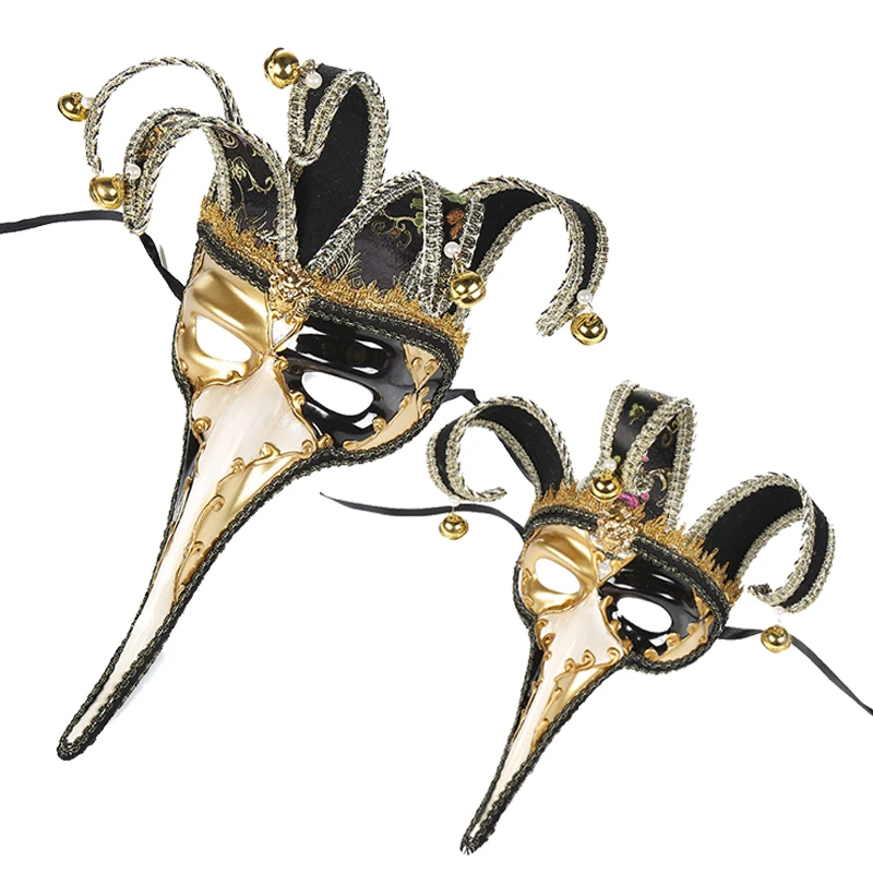 Long Nose Half Face Boutique Venice Costume Party Mask Unisex Delicate Handcraft Painted Halloween Show Fancy Dress Ball Masks
Long Nose Half Face Boutique Venice Costume Party Mask Unisex Delicate Handcraft Painted Halloween Show Fancy Dress Ball Masks