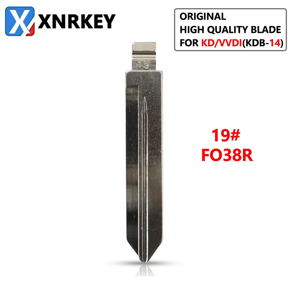 XNRKEY 10 Pcs 19# FO38R Original High Quality Blade for KD/VVDI Remote Key Replacement Metal Blank Uncut Blade
XNRKEY 10 Pcs 19# FO38R Original High Quality Blade for KD/VVDI Remote Key Replacement Metal Blank Uncut Blade