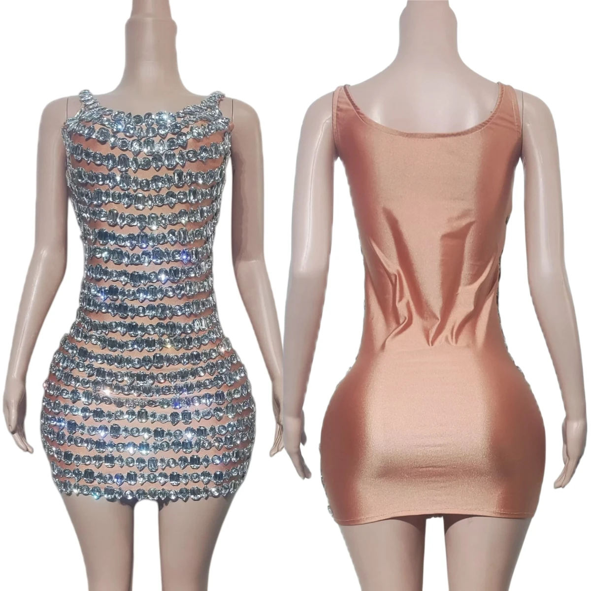 High-end Birthday Party Celebrate Prom Evening Dress Women Sparkly Rhinestone Elegant Mini Dress Party Prom Sexy Outfit Bingdun
High-end Birthday Party Celebrate Prom Evening Dress Women Sparkly Rhinestone Elegant Mini Dress Party Prom Sexy Outfit Bingdun