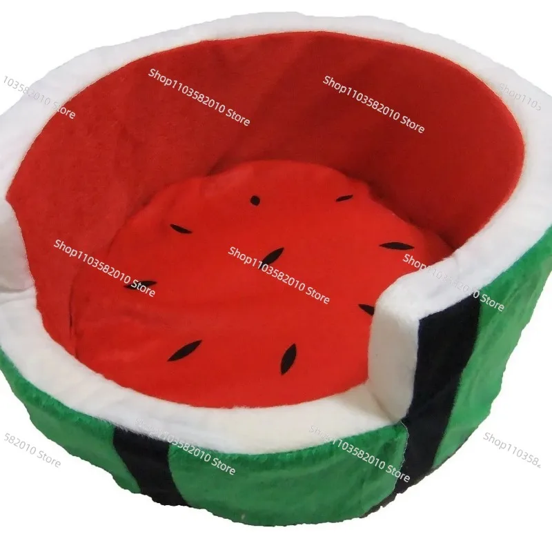Pet Watermelon Bed Autumn Winter Pet Nest Small Dog Cat Nest Dog Fruit VIP Teddy
Pet Watermelon Bed Autumn Winter Pet Nest Small Dog Cat Nest Dog Fruit VIP Teddy