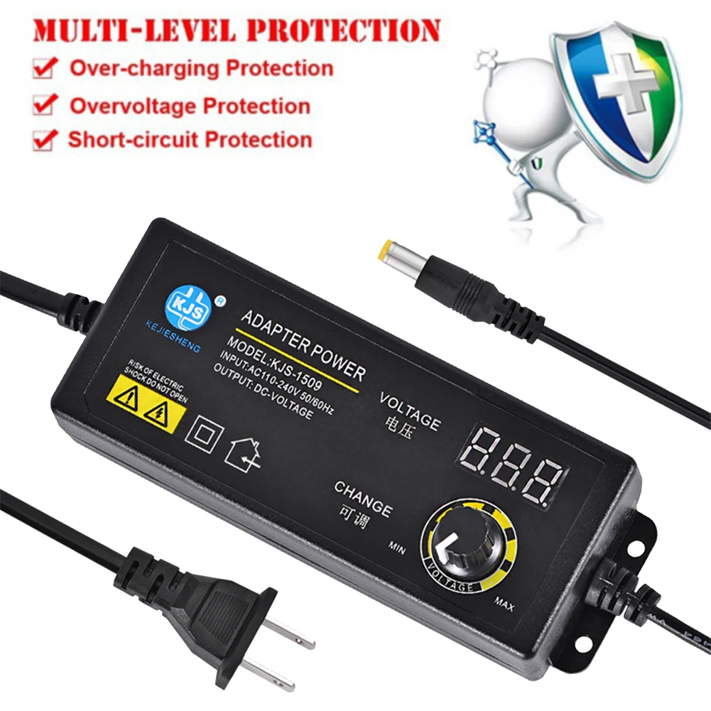 AC 110-240V To DC 3-24V Power Supply Adapter Converter Switching Power Converter LED Display 60W 2.5A AC to DC Power Adapter
AC 110-240V To DC 3-24V Power Supply Adapter Converter Switching Power Converter LED Display 60W 2.5A AC to DC Power Adapter