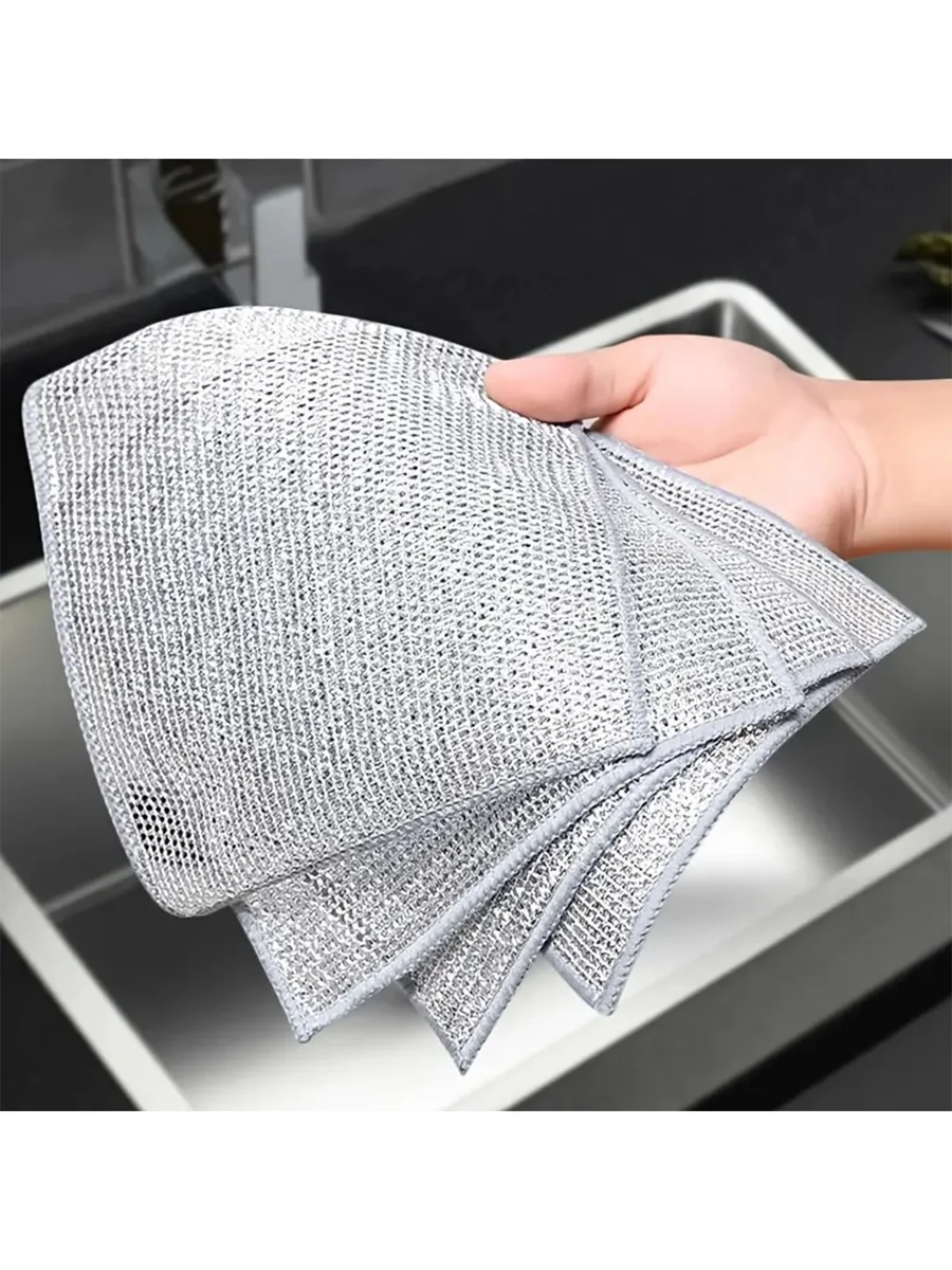 20pcs Ultrafine Stainless Steel Mesh Scrubber Pads For Kitchen Cookware And Dishware
20pcs Ultrafine Stainless Steel Mesh Scrubber Pads For Kitchen Cookware And Dishware