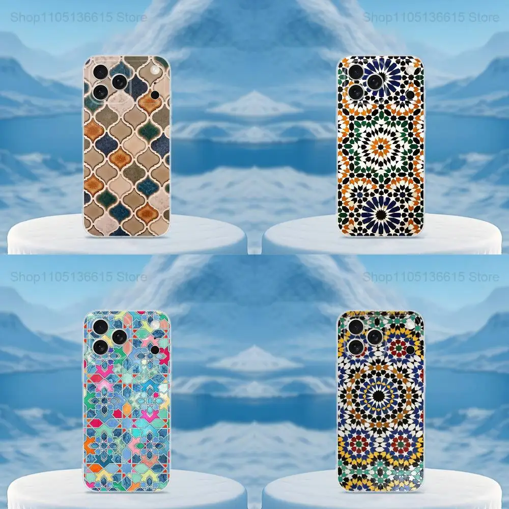 Beautiful Tile Moroccan Art Phone Case For iPhone 16,15,14,13,12,11,17 Pro,Max,Plus,X,XS,XR,SE,Mini Transparent Soft Cover
Beautiful Tile Moroccan Art Phone Case For iPhone 16,15,14,13,12,11,17 Pro,Max,Plus,X,XS,XR,SE,Mini Transparent Soft Cover