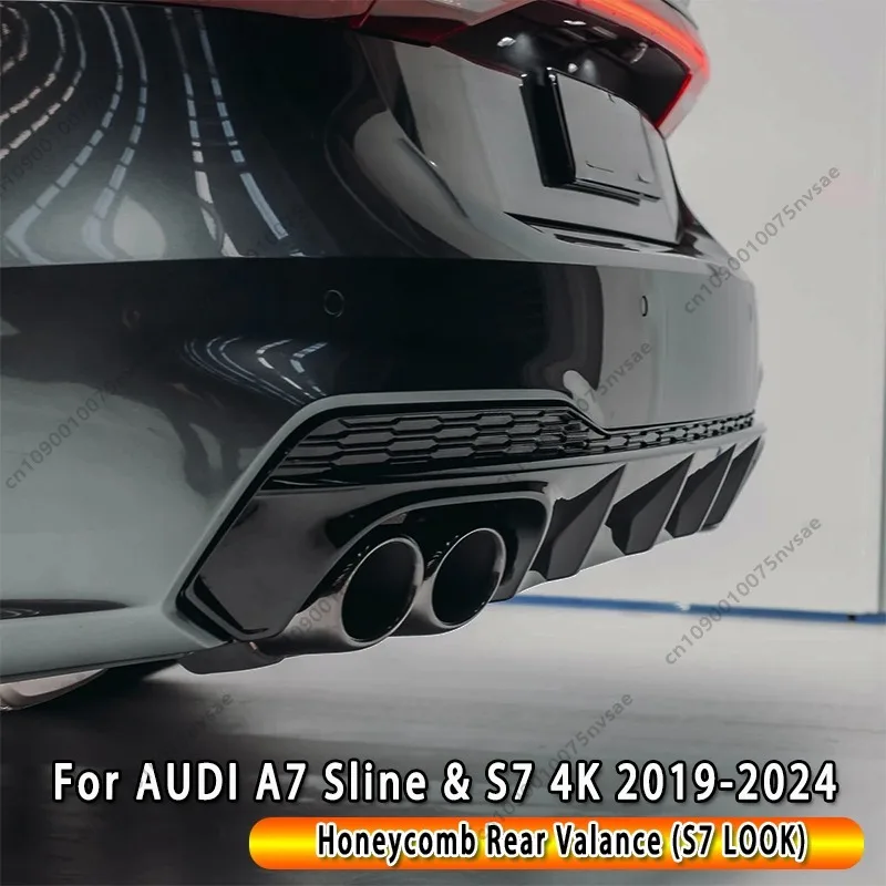 For Audi S7 & A7 S-Line 4K 2019-2024 S7 Style Rear Bumper Bar Diffuser Bodykit Car Rear Valance Spoiler Splitter Tuning
For Audi S7 & A7 S-Line 4K 2019-2024 S7 Style Rear Bumper Bar Diffuser Bodykit Car Rear Valance Spoiler Splitter Tuning