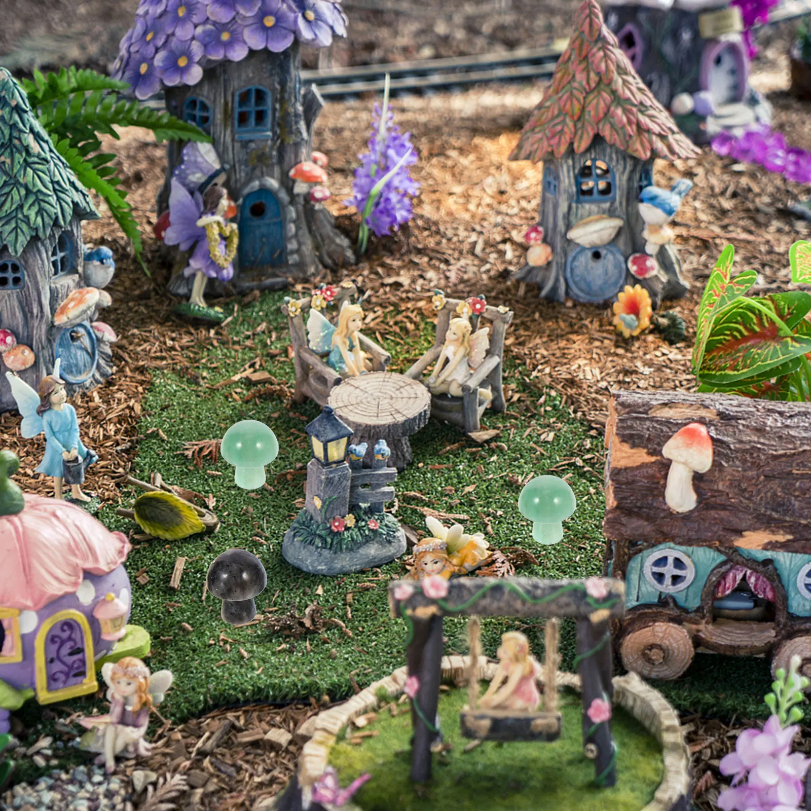 10 Pcs Crystal Decorative Ornaments Mushroom Statues Decor Photography Props Birthday Gifts Christmas 
10 Pcs Crystal Decorative Ornaments Mushroom Statues Decor Photography Props Birthday Gifts Christmas