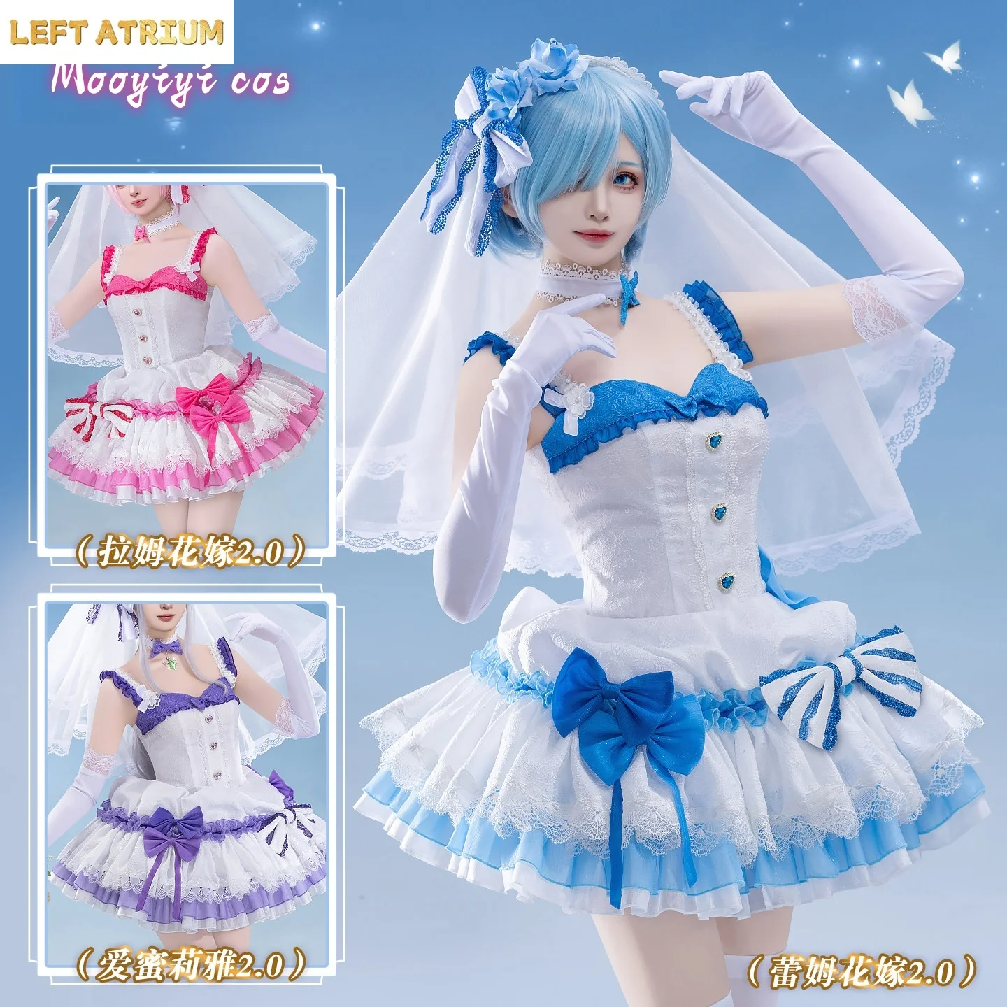 Newly My Dress Rem Emilia Cosplay costume Halloween Christmas Cos Name S-XL Women Dress IN STOCK Sexy Dress
Newly My Dress Rem Emilia Cosplay costume Halloween Christmas Cos Name S-XL Women Dress IN STOCK Sexy Dress