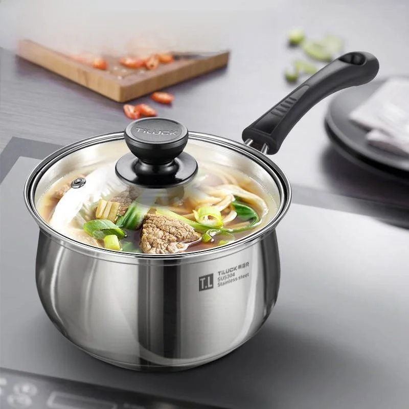 Thickened 304 Stainless Steel Soup Pot with Handle for Baby Noodles Gas Stove Small Soup Pot Home Use Luxury Warm Set Home Fu...
Thickened 304 Stainless Steel Soup Pot with Handle for Baby Noodles Gas Stove Small Soup Pot Home Use Luxury Warm Set Home Fu...