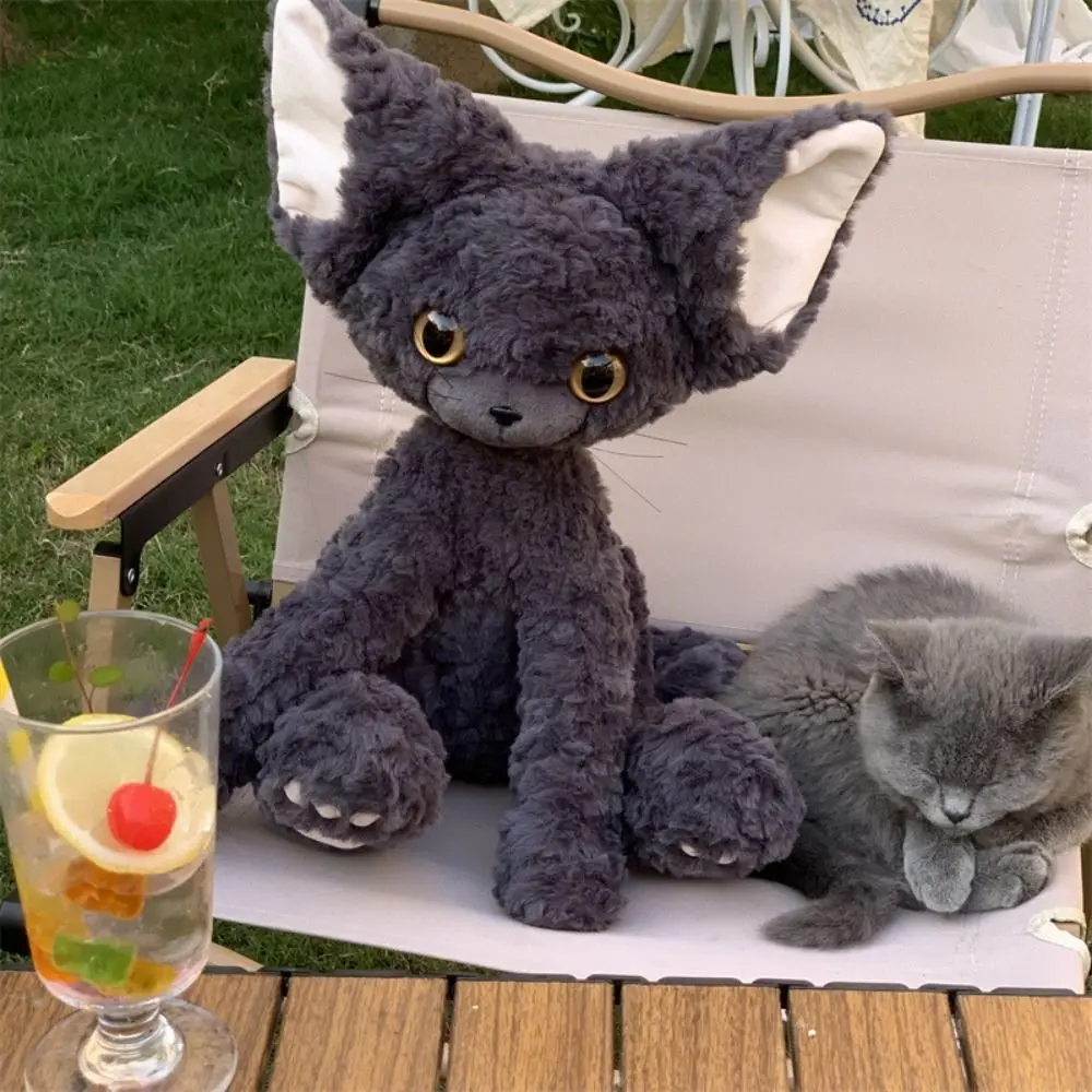 Big Eyes Devon Rex Cat Plush Toy Soft Stuffed Black Cat Plush Doll German Curly Cute Devon Rex Animal Doll Birthday Gift
Big Eyes Devon Rex Cat Plush Toy Soft Stuffed Black Cat Plush Doll German Curly Cute Devon Rex Animal Doll Birthday Gift