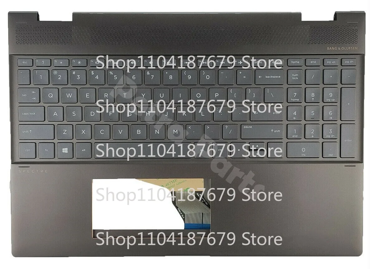 1pcs For HP Spectre x360 15-CH Palmrest Cover Backlit US Keyboard L15588-001 Top Case
1pcs For HP Spectre x360 15-CH Palmrest Cover Backlit US Keyboard L15588-001 Top Case