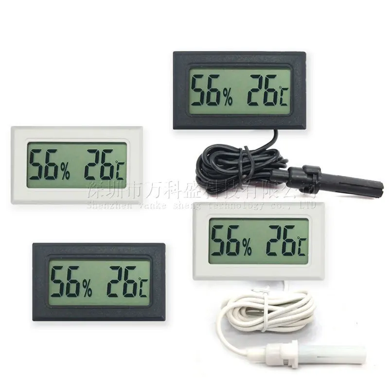 50PCS Embedded Temperature Hygrometer with Line Electronic Temperature Hygrometer Fy-11 Fy-12 Left and Right Screens
50PCS Embedded Temperature Hygrometer with Line Electronic Temperature Hygrometer Fy-11 Fy-12 Left and Right Screens