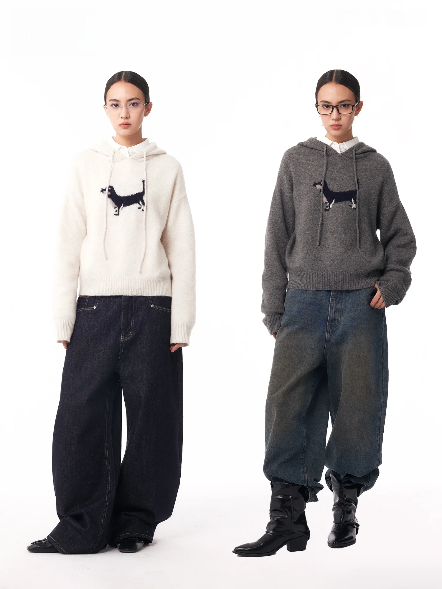 Wildund Spring Autumn Lazy Sle Loose Sausage Dog Embroidered Woolen Knitted Hat Women's Sweater Comfortable Breathable
Wildund Spring Autumn Lazy Sle Loose Sausage Dog Embroidered Woolen Knitted Hat Women's Sweater Comfortable Breathable