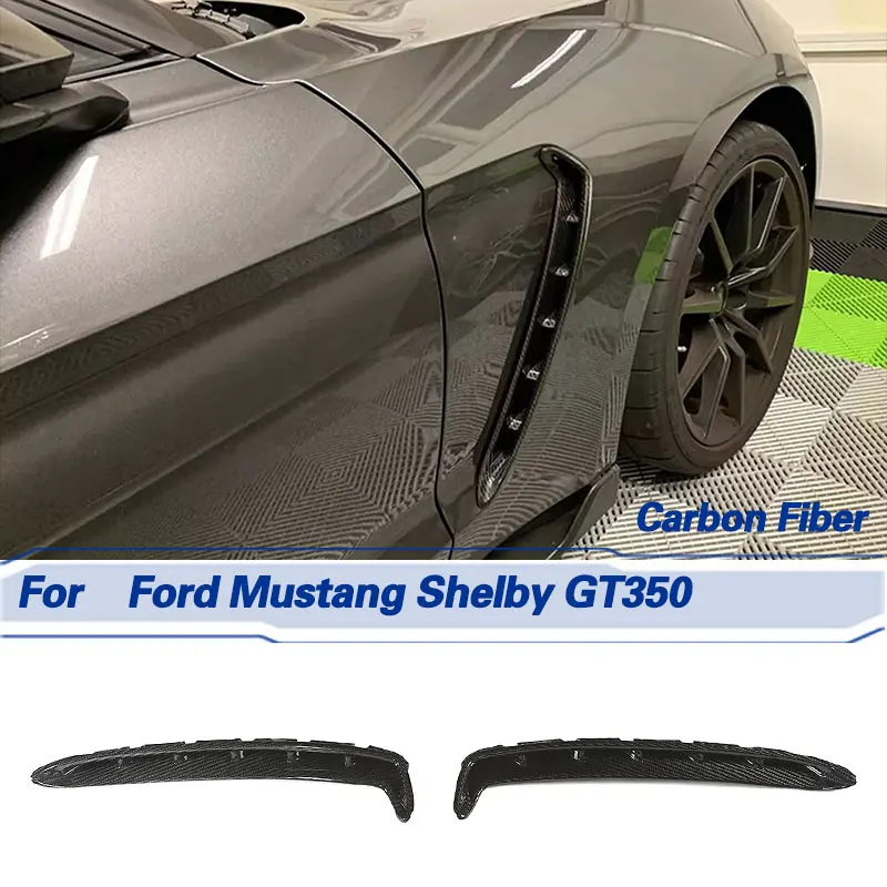 Накладки на вентиляционные отверстия на боковое крыло автомобиля Prepreg Dry Carbon для Ford Mustang Shelby GT350 2019 2020, накладки на вентиляционные отверстия, накладки на кузовные комплекты
Накладки на вентиляционные отверстия на боковое крыло автомобиля Prepreg Dry Carbon для Ford Mustang Shelby GT350 2019 2020, накладки на вентиляционные отверстия, накладки на кузовные комплекты