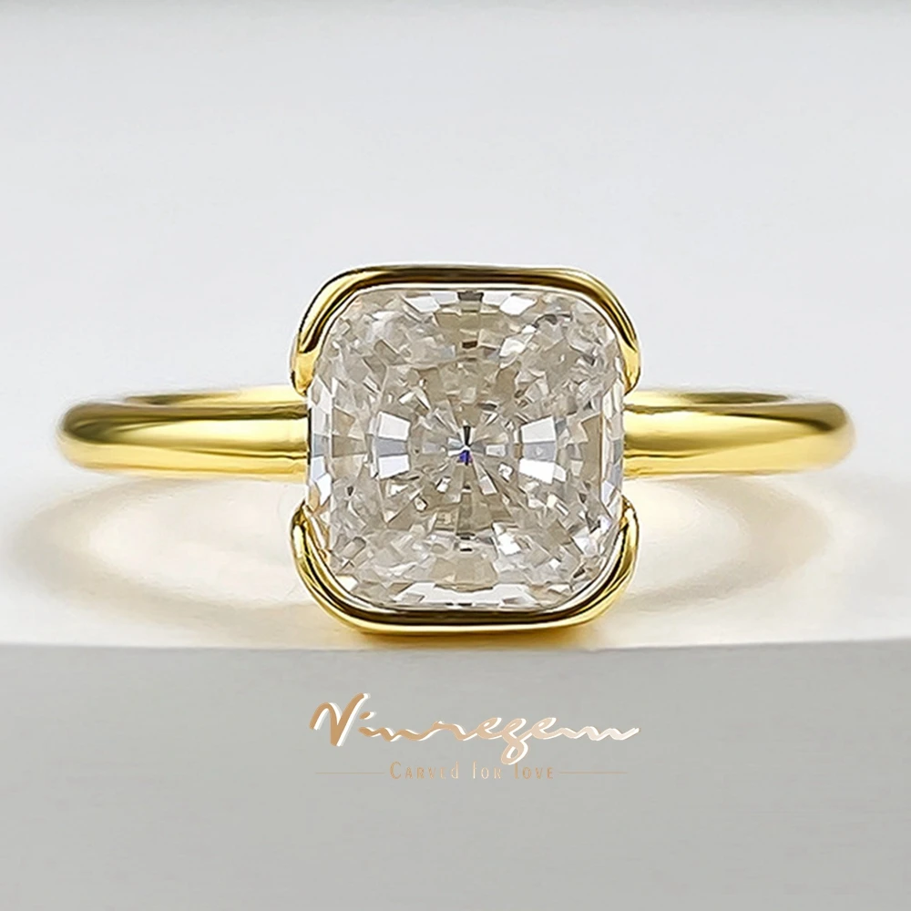 Vinregem 7*7 MM Radiant Cut Lab Created Sapphire Gemstone 18K Gold Plated 925 Sterling Silver Ring Fine Jewelry Engagement Gifts
Vinregem 7*7 MM Radiant Cut Lab Created Sapphire Gemstone 18K Gold Plated 925 Sterling Silver Ring Fine Jewelry Engagement Gifts