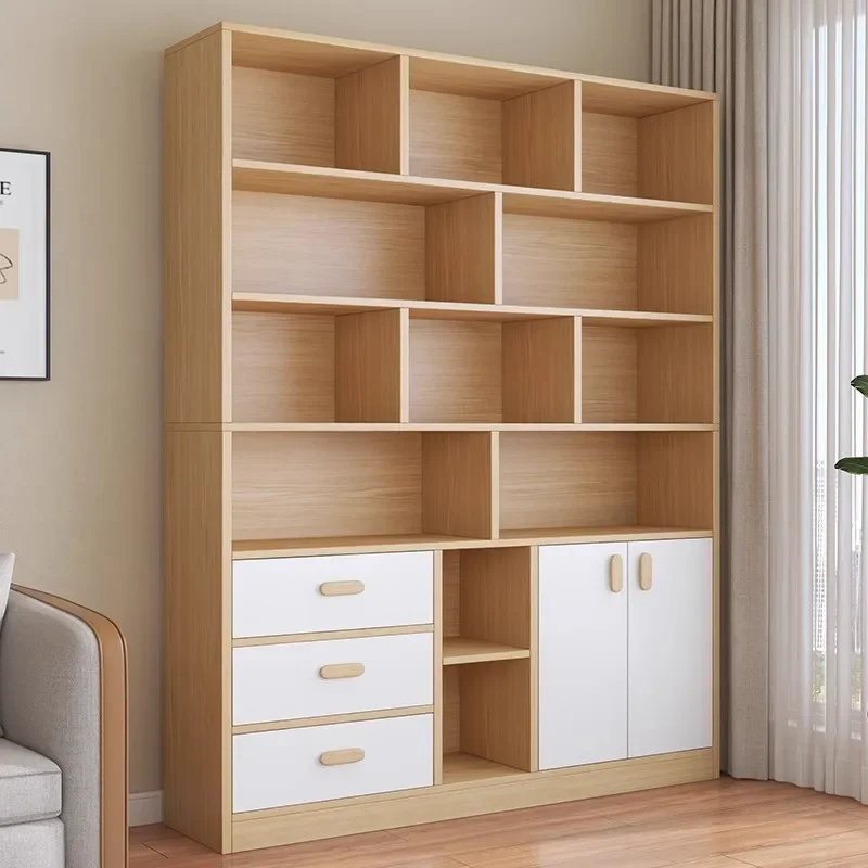 Multi-functional Bookcase Floor shelf Simple bookshelf Integrated cabinet with door Living room wall storage cabinet
Multi-functional Bookcase Floor shelf Simple bookshelf Integrated cabinet with door Living room wall storage cabinet